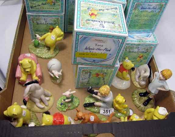 Appraisal: Royal Doulton Collection of Winnie the Pooh items to include