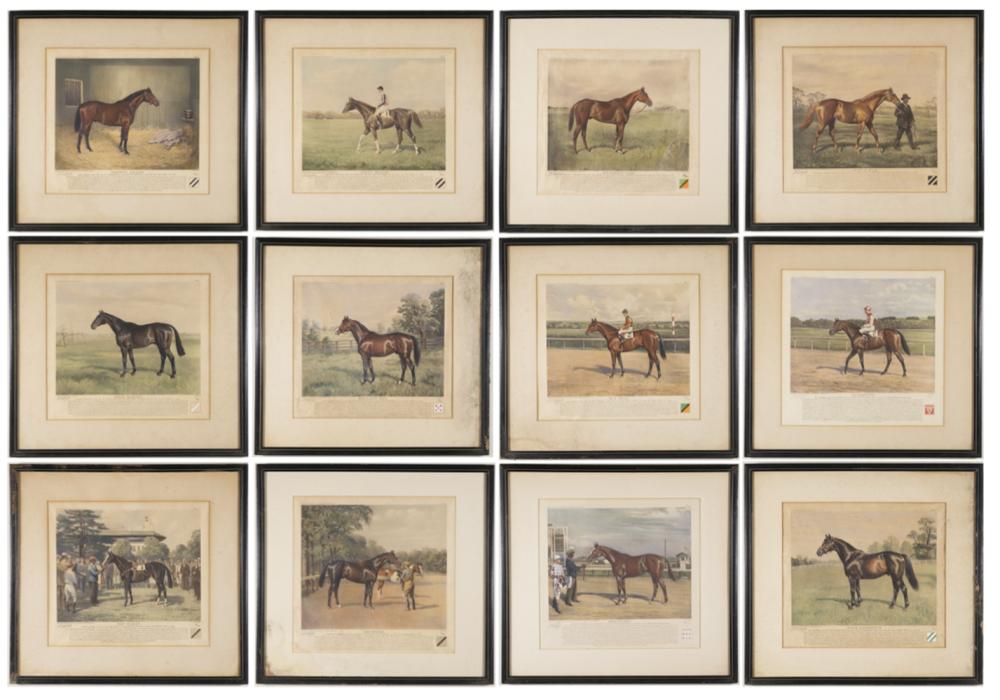 Appraisal: FRANK BROOK VOSS New York - set of twelve aquatints