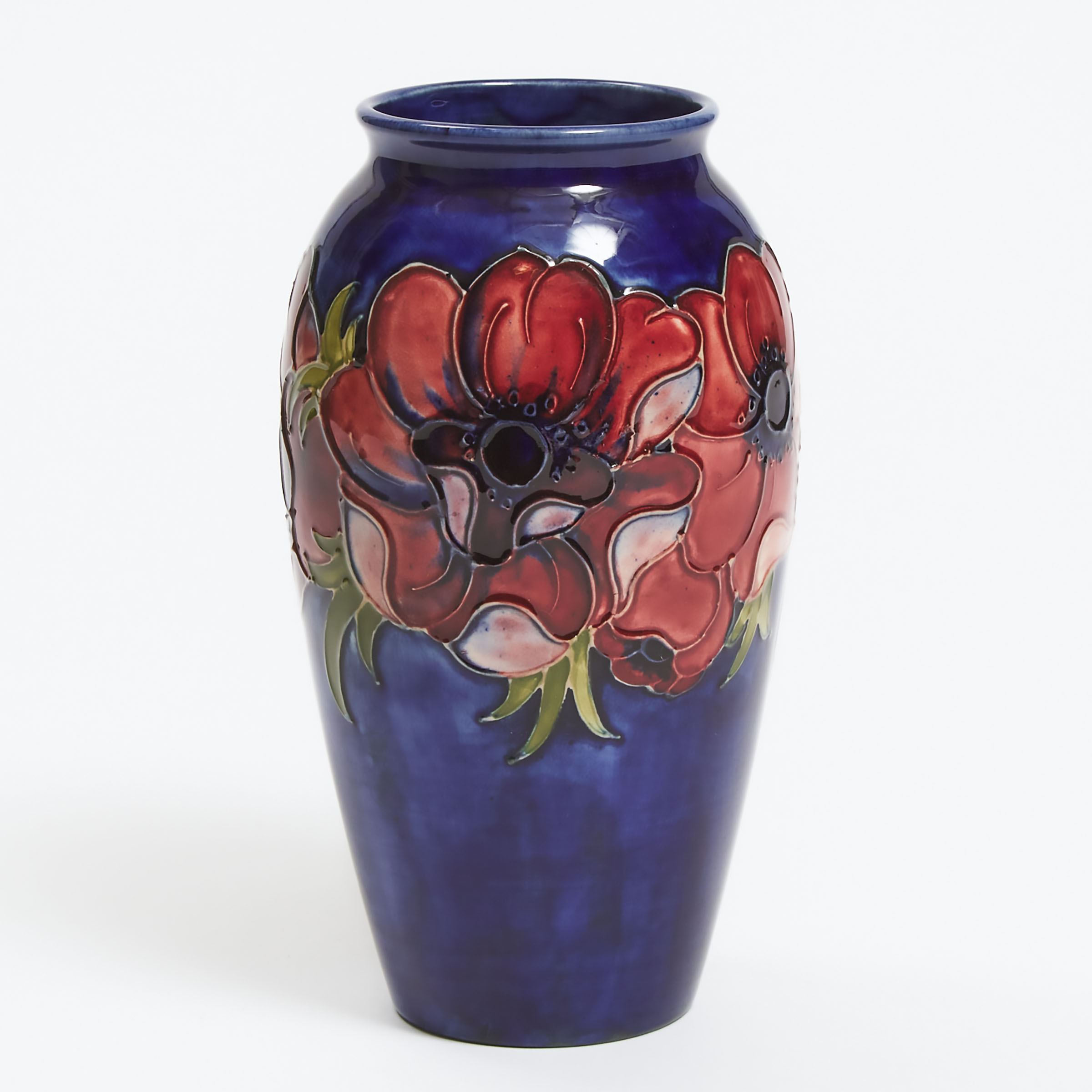 Appraisal: Moorcroft Anemone Vase c height in cm