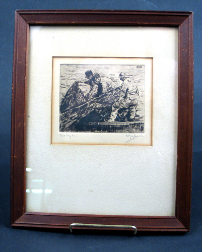 Appraisal: EUSTACE PAUL ZIEGLER Seattle Washington - Etching and drypoint Trial