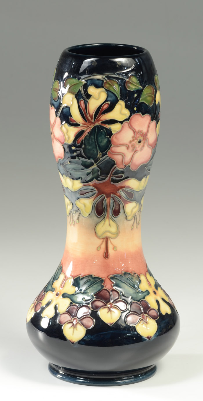 Appraisal: MOORCROFT POTTERY VASE hand painted under glaze in the Oberon