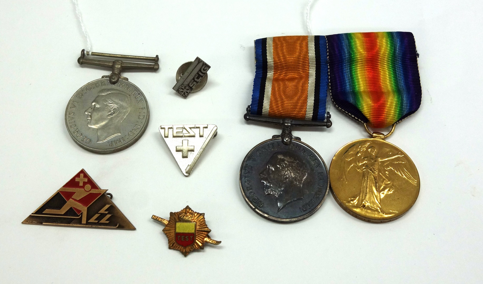 Appraisal: A First World War medal group to G Whelpdale V