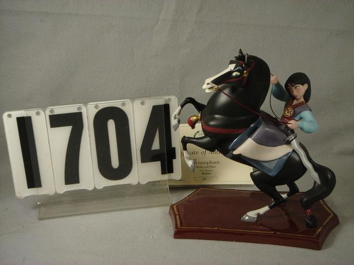 Appraisal: Walt Disney Collection Classics Triumphant Mulan and Chan from Mulan