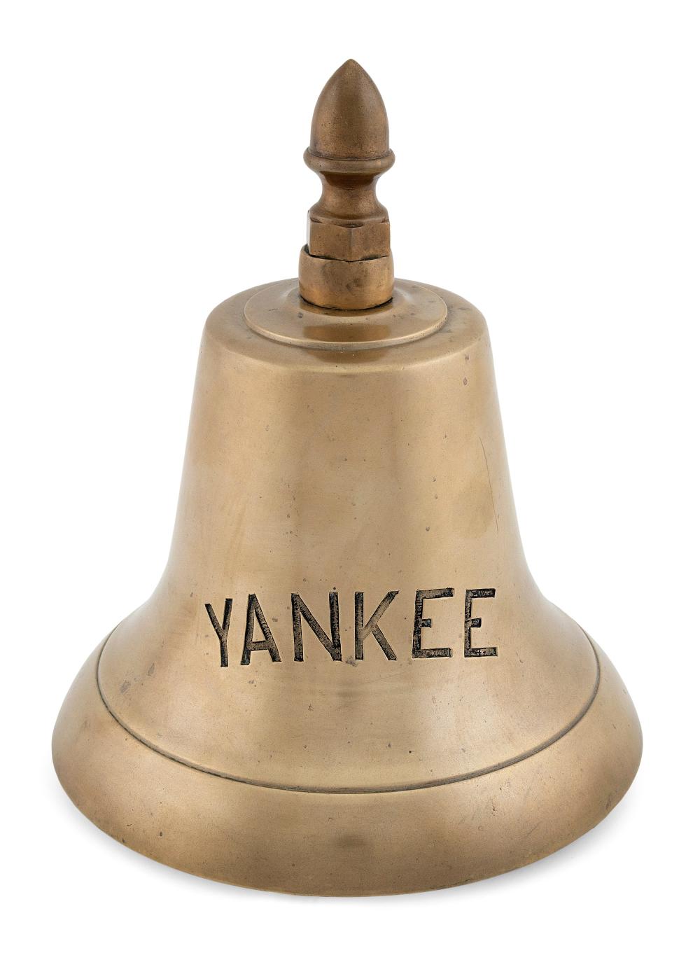 Appraisal: BRASS BELL FROM THE J-CLASS YACHT YANKEE AMERICA CIRCA HEIGHT