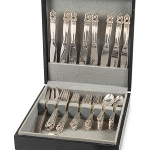 Appraisal: An International Silver 'Royal Danish' Flatware Set Meriden Connecticut th