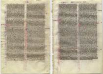 Appraisal: A Pair of Illuminated Manuscripts C th Century Apprx size