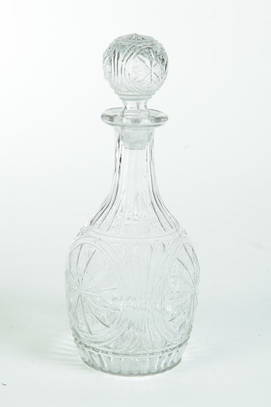 Appraisal: -MOLD DECANTER American nd quarter - th century GV- with