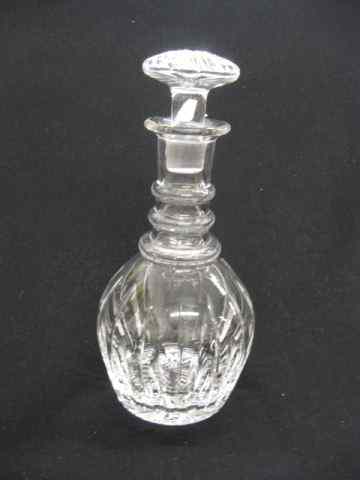 Appraisal: Stuart Cut Crystal Decanter ring neck '' signed excellent