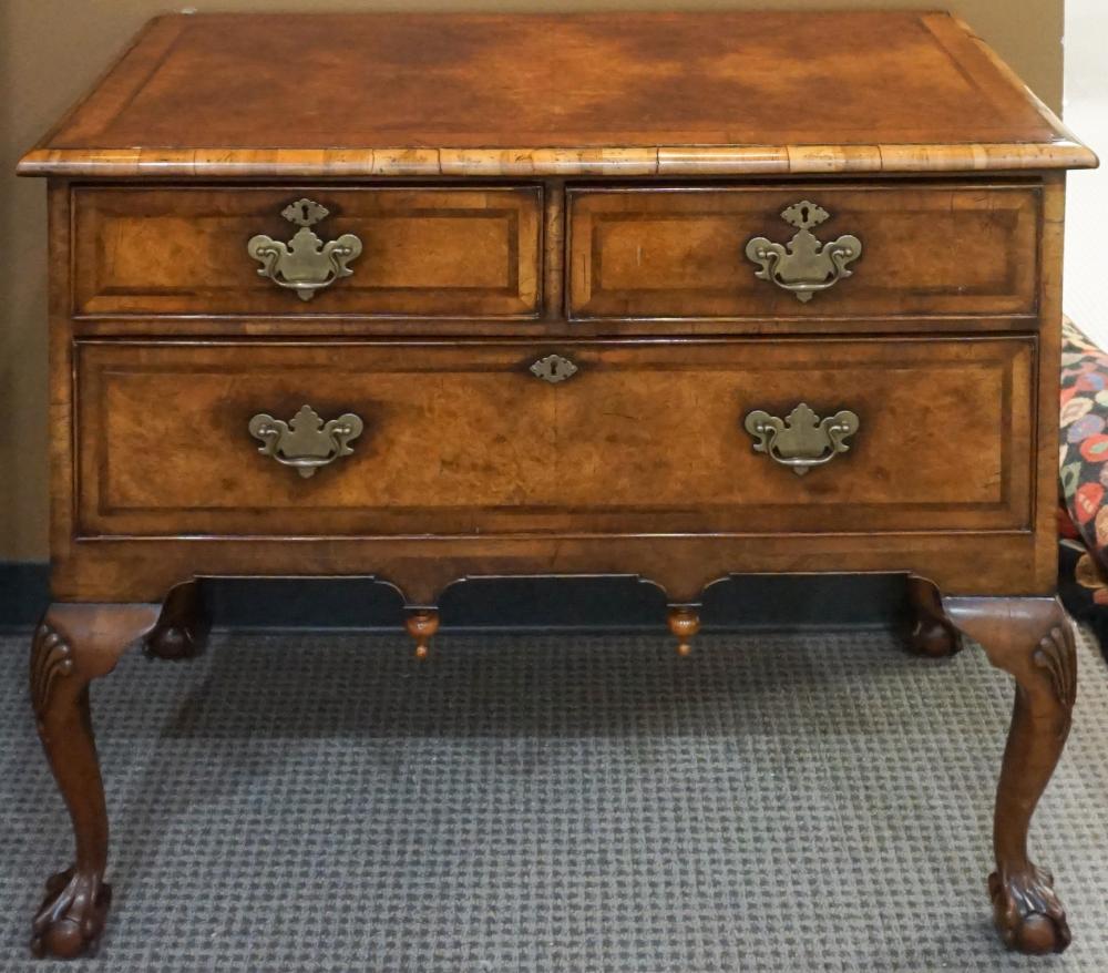 Appraisal: CHIPPENDALE STYLE MIXED FRUITWOOD LOWBOY TH CENTURY X X IN