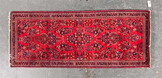 Appraisal: Sarouk runner Iran circa x Estimate - Good condition