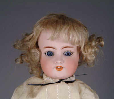 Appraisal: SIMON HALBIG DOLL A blue sleep eyed dolly face on