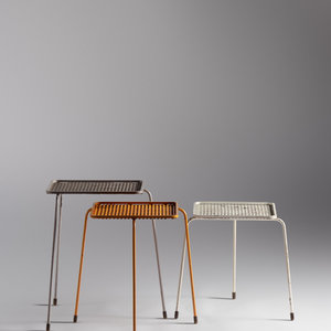 Appraisal: Mathieu Mat got French - Set of Soumba Nesting Tables