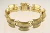 Appraisal: BRACELET - Gilded silver bracelet signed Fahrner for Theodor Fahrner