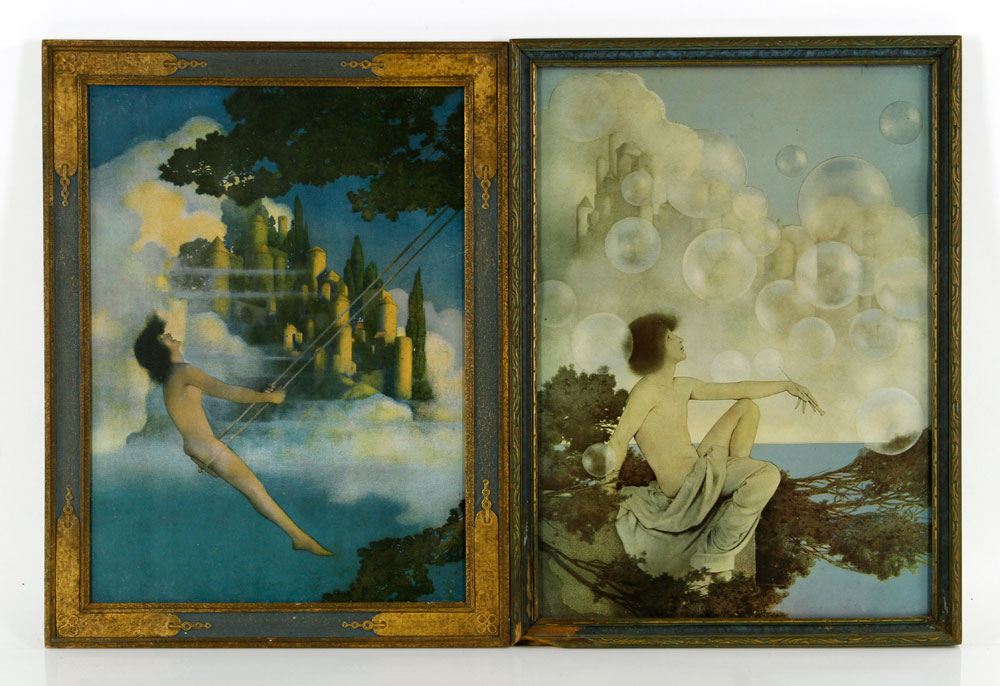 Appraisal: - Parrish Lithographs Maxfield Parrish lot of two lithographs in