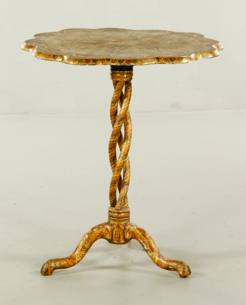 Appraisal: A - th C Moorish Table th century Moorish table