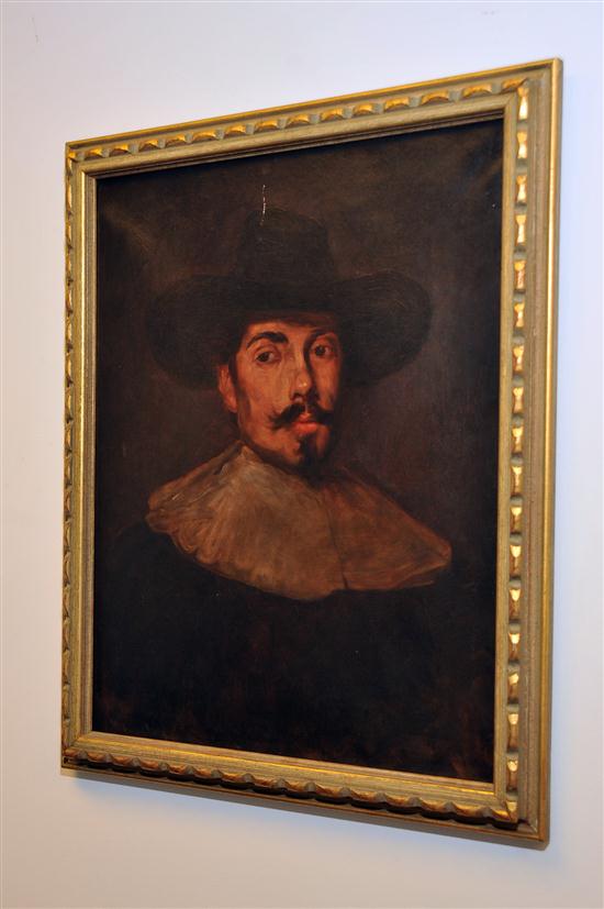 Appraisal: PORTRAIT OF A MAN IN THE DUTCH MANNER Oil on