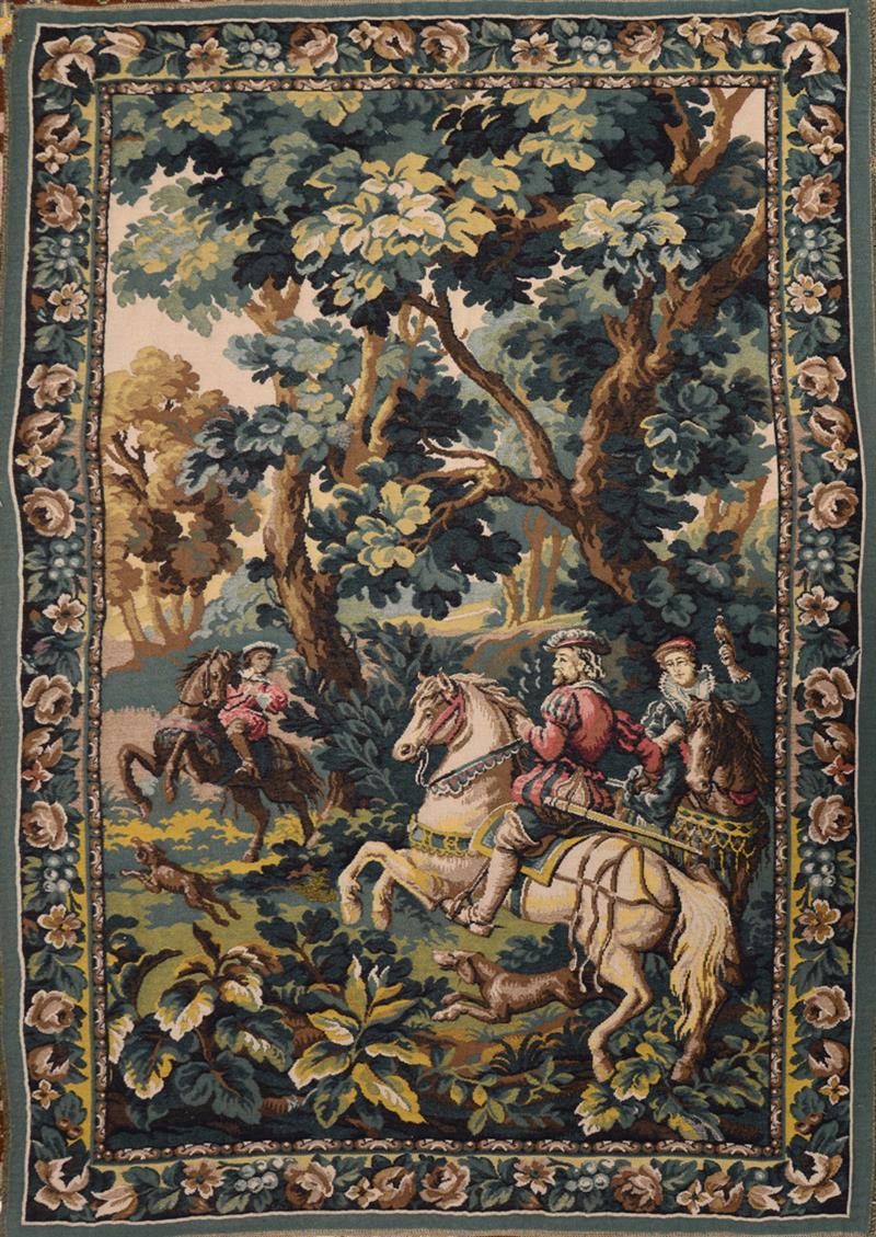 Appraisal: Verdure Needlework Tapestry ft in x ft in Estimate -