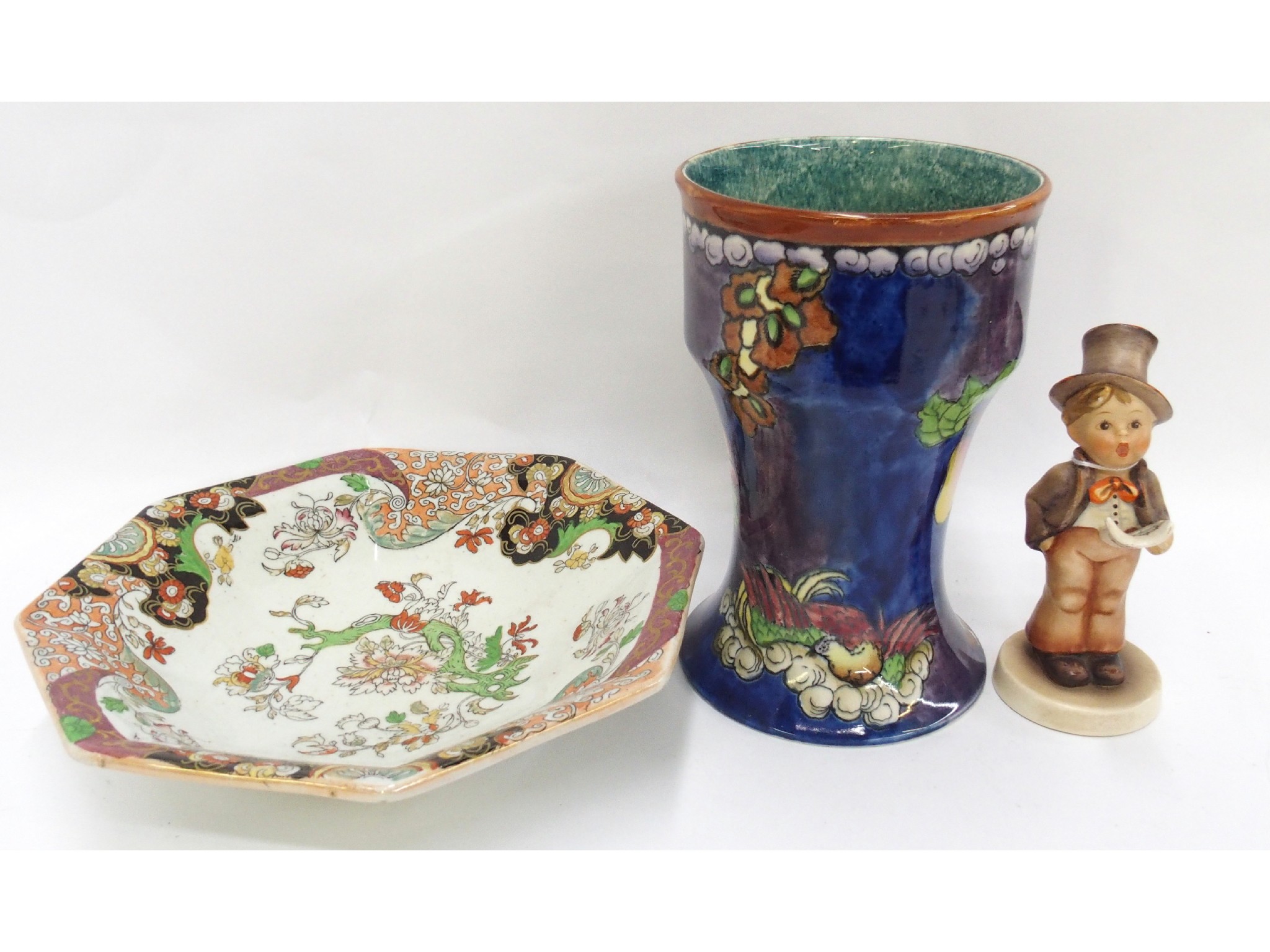 Appraisal: Hummel figure Mason's bowl and Corona Ware lustre vase