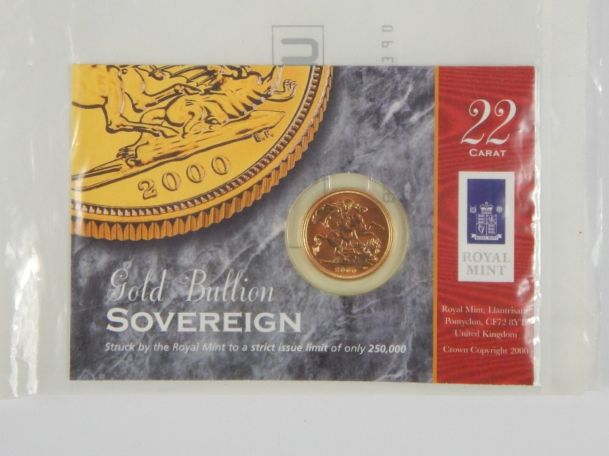 Appraisal: A Millennium gold sovereign g