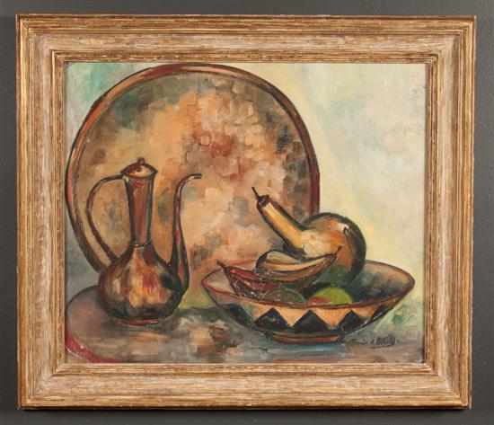 Appraisal: Boris Israelewitsch Anisfeld Russian American - Still Life with Objects