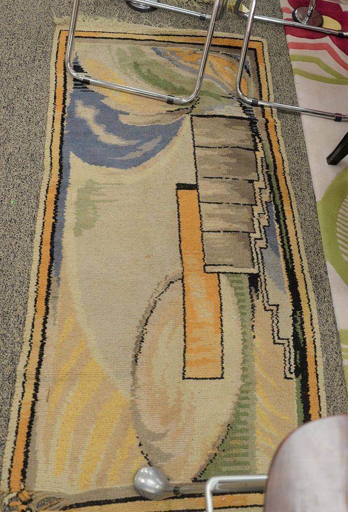 Appraisal: Pair of Scenic Scatter Rugs ' x ' each one