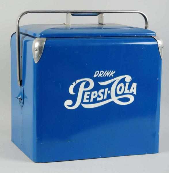 Appraisal: Pepsi-Cola Picnic Cooler s Complete with original box Very clean