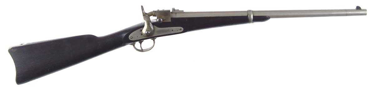 Appraisal: NICKEL-PLATED JOSLYN CIVIL WAR CARBINE SN Cal RF rnd bbl