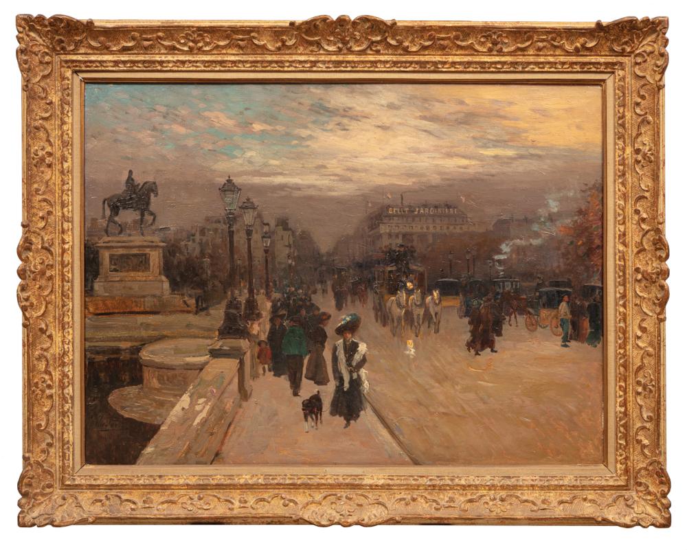 Appraisal: Elie Anatole Pavil Russian - Pont Neuf Paris oil on