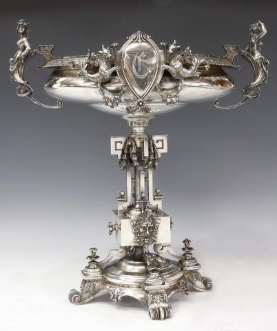 Appraisal: American Neoclassical sterling silver centerpiece attributed to John R Wendt