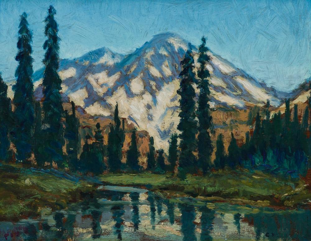 Appraisal: CLARA FAIRFIELD PERRY American b Mt Hood oil on panel