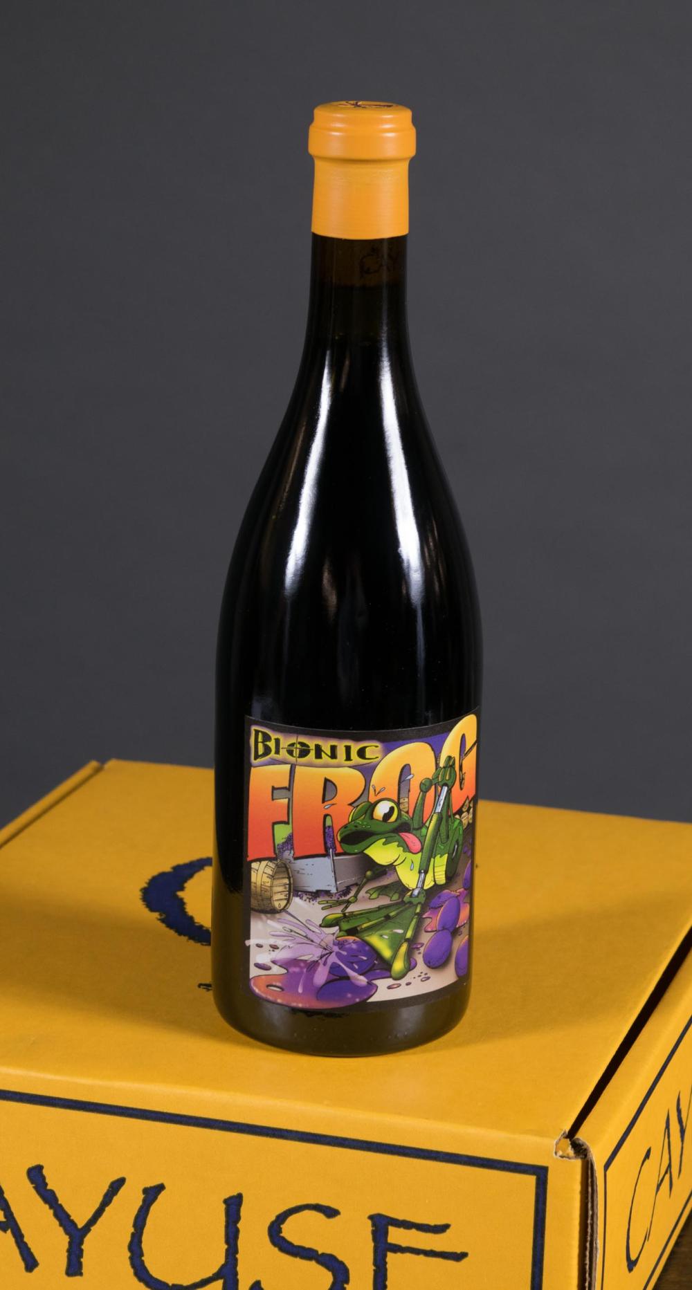 Appraisal: THREE BOTTLES OF VINTAGE CAYUSE VINEYARDS SYRAH WINE Bionic Frog