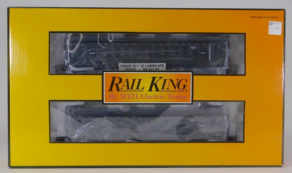 Appraisal: Rail King Metropolitan Car Lo-V Subway Train Set United States