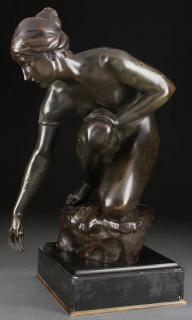 Appraisal: GERMAN BRONZE EMIL CAUER EMIL CAUER German - Water Nymph