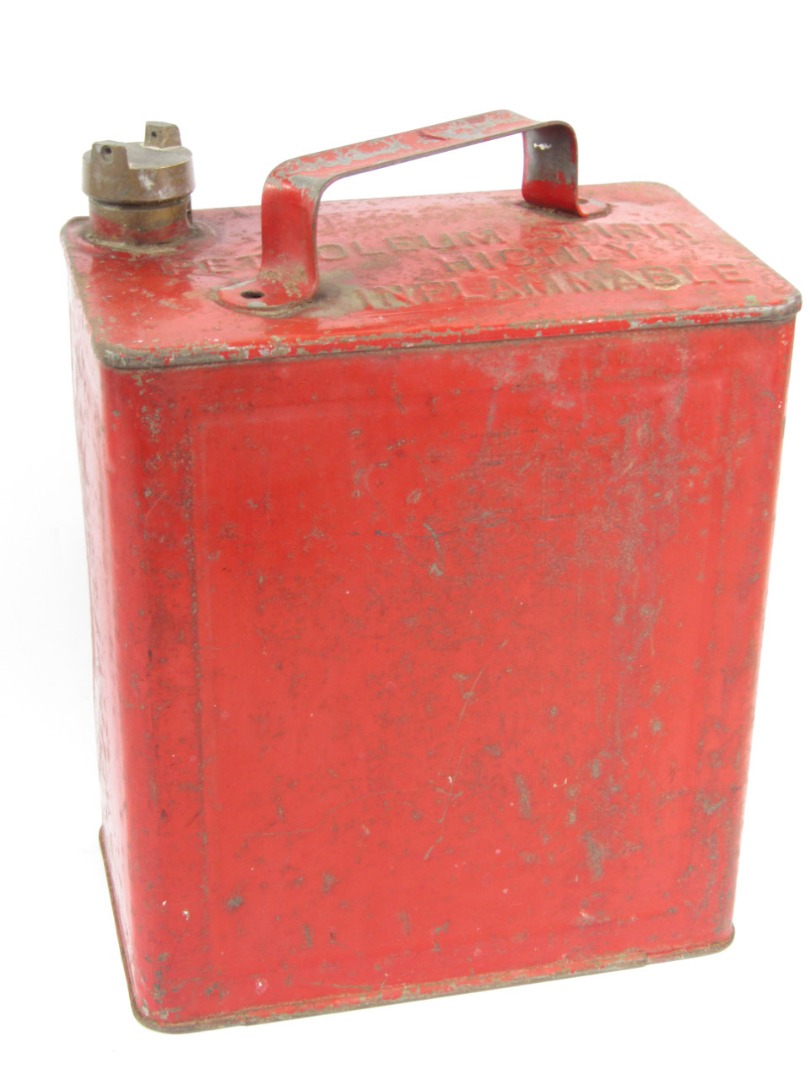 Appraisal: A mid- th Valour Petroleum Spirit can with brass cap