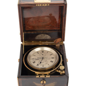 Appraisal: An English Three-Day Ship's Chronometer Dent London th Century in