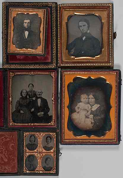 Appraisal: Cased Images Collection of Cased Images Lot of including a