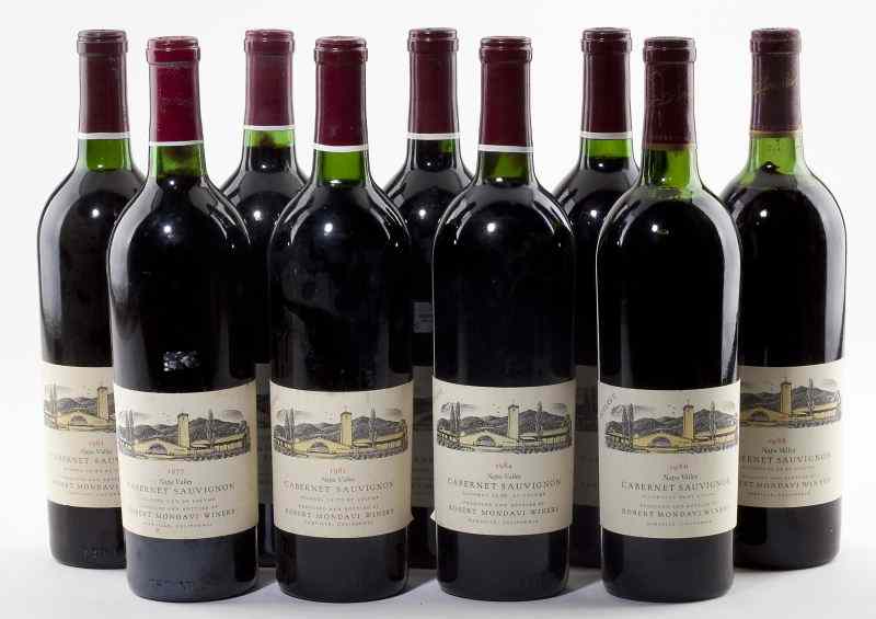 Appraisal: Robert Mondavi total bottlesVintage Reserve into neck bn Vintage Reserve