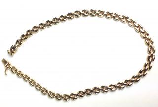 Appraisal: k y g chain link necklace l g k y