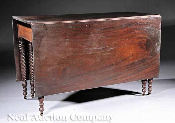 Appraisal: A Late Federal Cuban Mahogany Dining Table c New York