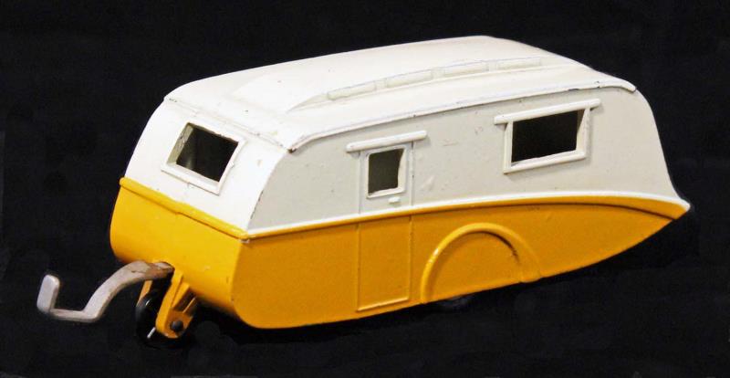 Appraisal: Dinky Toys Caravan Trailer No Meccano England Two tone trailer