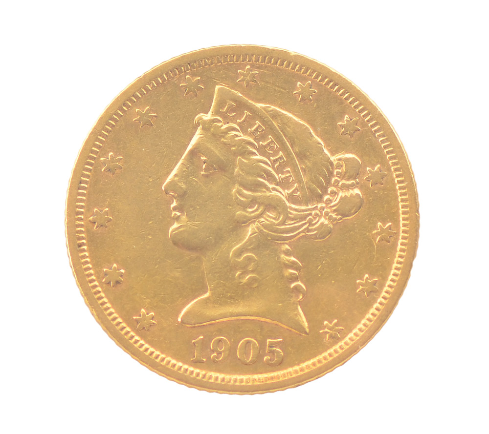 Appraisal: -S LIBERTY HEAD GOLD US COIN Ungraded approx grams