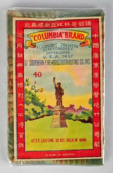 Appraisal: Columbia Brand -Pack Firecrackers Class Logo crackers May be the