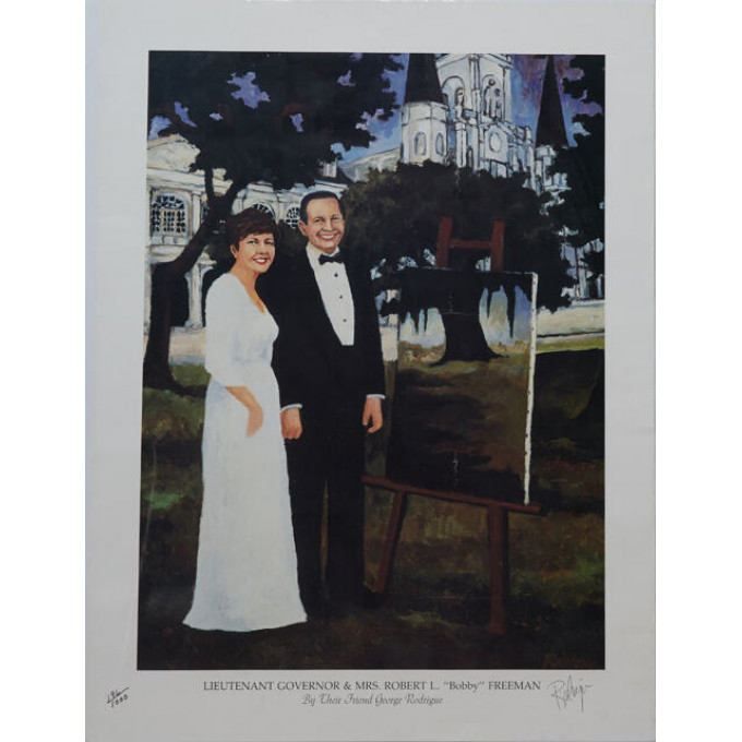 Appraisal: George Rodrigue - Louisiana Lieutenant Governor and Mrs Robert L