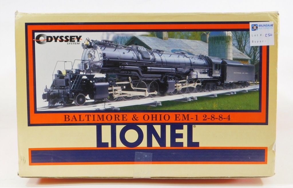 Appraisal: LIONEL BALTIMORE OHIO EM- - - - O LOCOMOTIVE United