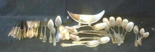 Appraisal: Lot of Assorted Silver Serving Pieces Misc Includes pieces monogrammed