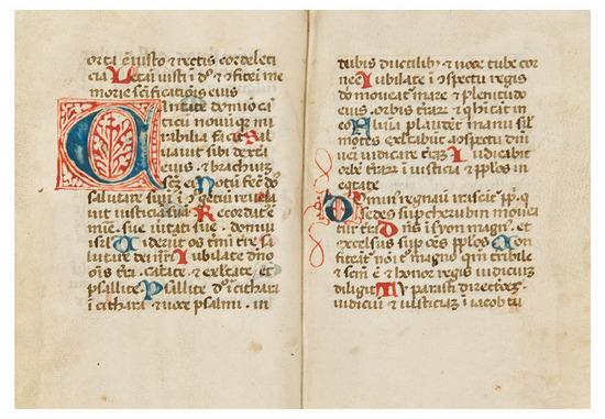 Appraisal: BREVIARY in Latin Italy th Century decorated manuscript on vellum