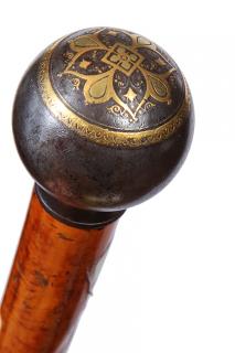 Appraisal: Toledo Dress Cane- Ca - A large Toledo ball handle