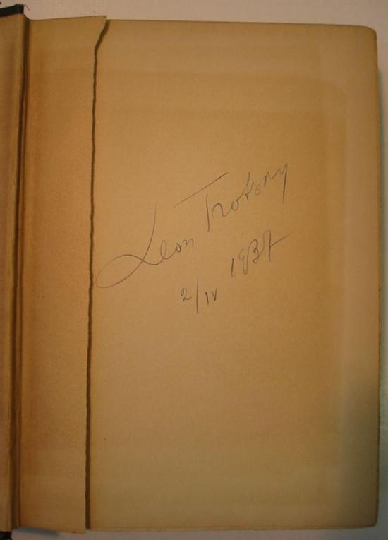 Appraisal: TROTSKY LEON The Revolution Betrayed Signed and Inscribed on a