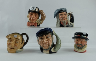 Appraisal: A collection of Royal Doulton small character jugs to include