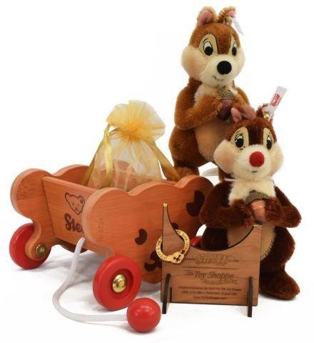 Appraisal: lot of German Steiff limited-edition Disney's Chip and Dale Acorn